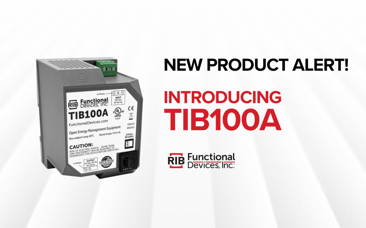 The New TIB100A Now Available at Cochrane Supply.